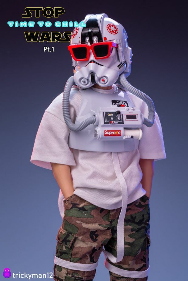 TRICKYMAN12 1/6 STOP WARS Pt1 figure +Rubber Boat Action Figure | eBay