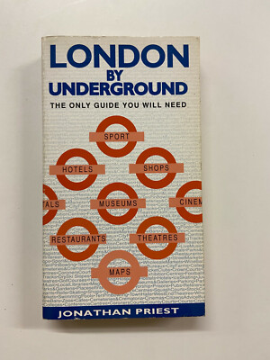 London By Underground by Jonathan Priest - Pub: Chapman - 1991 Paperback Book