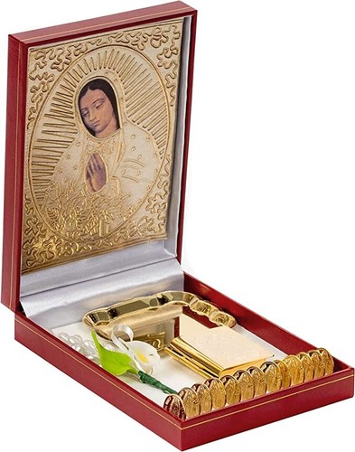 Vitrina magnética decorativa chapada en oro clásico monedas unidad boda - Imagen 1 de 4