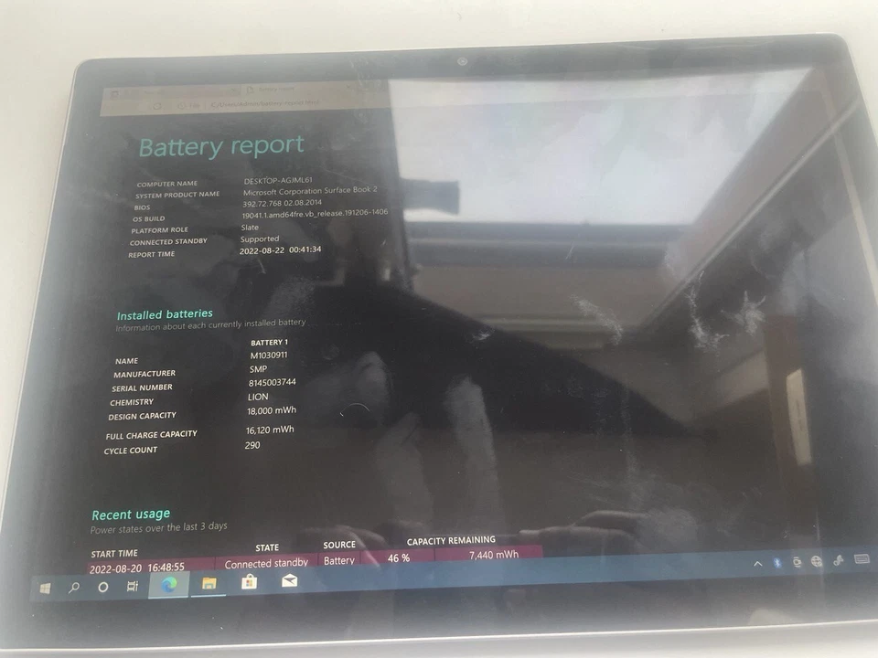 💫 Microsoft Surface Book 2 💫 i7-8650U 8GB Ram 256GB SSD 13.5" Touch 💯 (T13) - Image 4 of 4