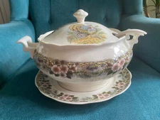 NEW Churchill Myott Factory Archive Thanksgiving Turkey 4-Piece Tureen Set