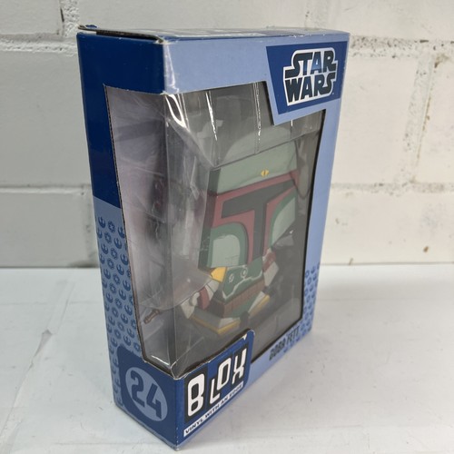 2012 Star Wars Blox Boba Fett Vinyl Figure # 24 Funko New In Box Free Shipping! - Picture 2 of 10