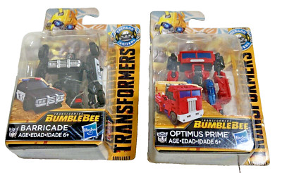 Transformers Bumblebee Speed Series Optimus Prime & Barricade by Hasbro