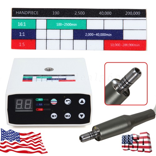 Dental Brushless Electric Motor Inner /1:5 Increasing LED Fiber Optic Handpiece - Picture 9 of 31