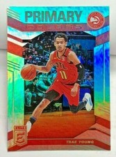 Trae Young 2019-20 Panini Donruss Elite Primary Colors #4 SP - ATLANTA HAWKS