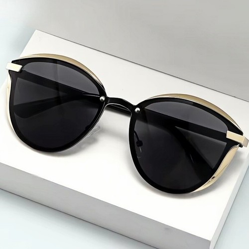 Vintage Retro Polarized Sunglasses Women's Cat Eye Ladies Large Mirrored UV400 - Picture 2 of 32