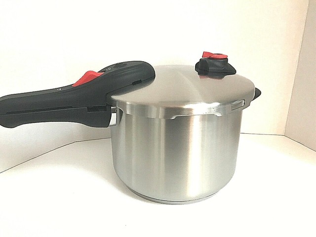 Nuwave 31201 Stainless Steel Pressure Cooker 6 5 Quart Silver