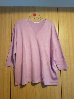 Damen Pulli Gr. L CECIL flieder 3/4 Arm