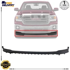 Front Lower Valance Air Deflector Textured For 2014-2015 GMC Sierra 1500