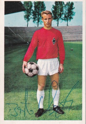 Berti Vogts - Mönchengladbach - Bergmann-Sammelbild 67/68 - original signiert