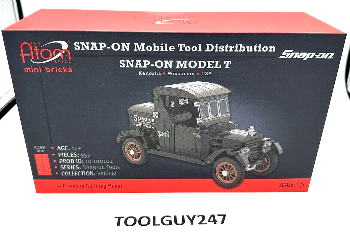 SNAP-ON TOOLS The Atom Brick mini bricks Snap on Model T