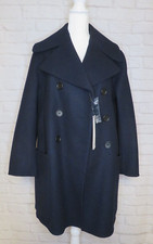 Jil Sander +j Women's Oversized Double Face Uniqlo Peacoat Navy M L Nwt