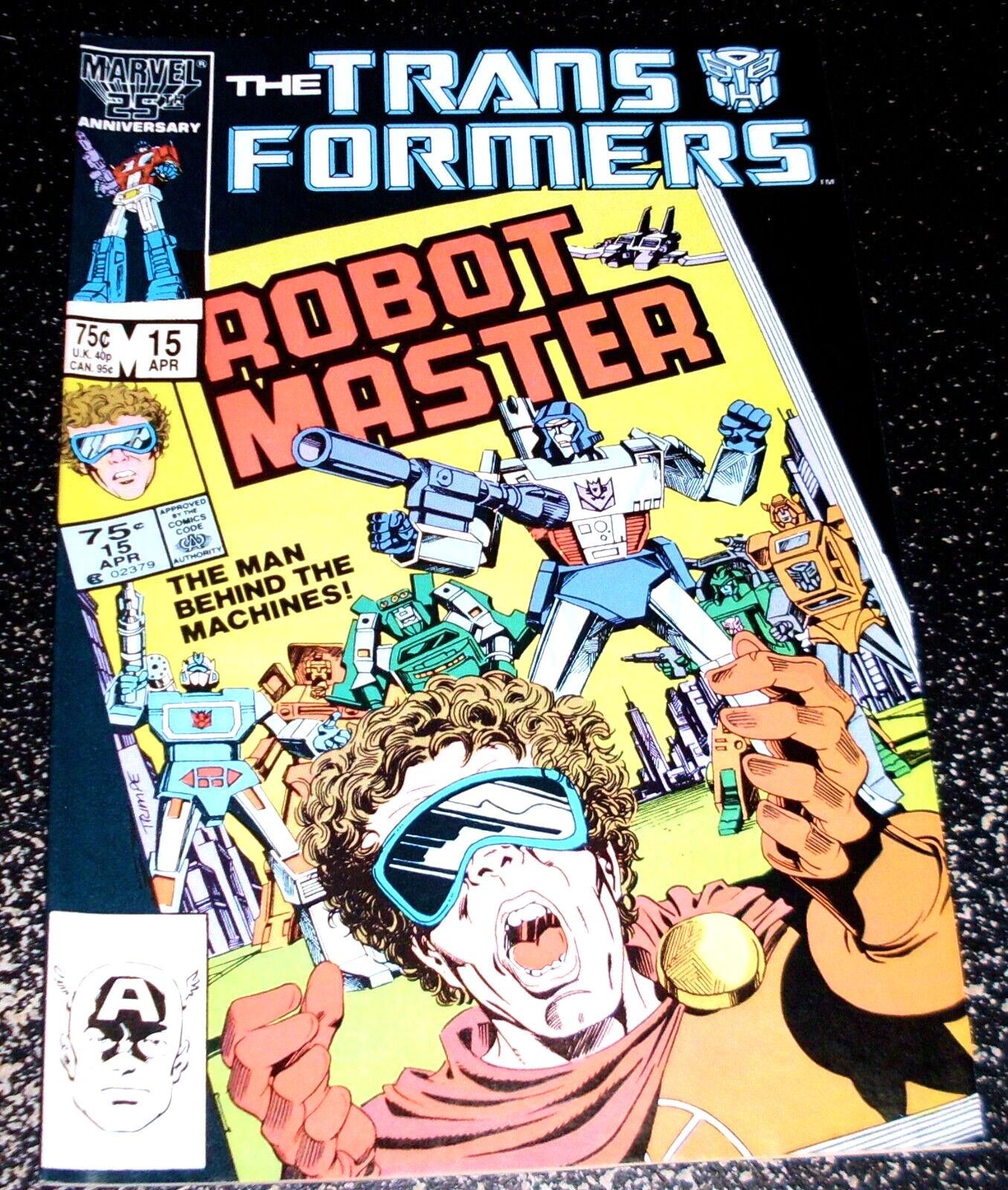 Transformers 15 (7.0) 1st Print Marvel Comics 1986 - Flat Rate Shipping