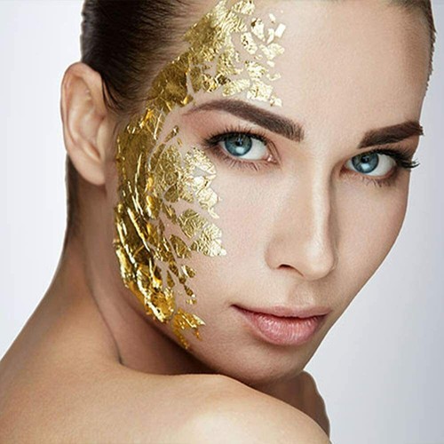 Fiocchi d'oro 25mg 24K commestibili veri fiocchi foglia d'oro decorazione torta cucina SPA - Foto 4 di 6