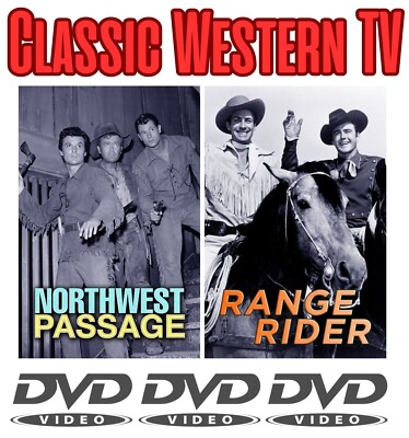 Range Rider Tv Western 12 Episodes Classic TV Westerns-North West Passage-Range Rider-Public ...