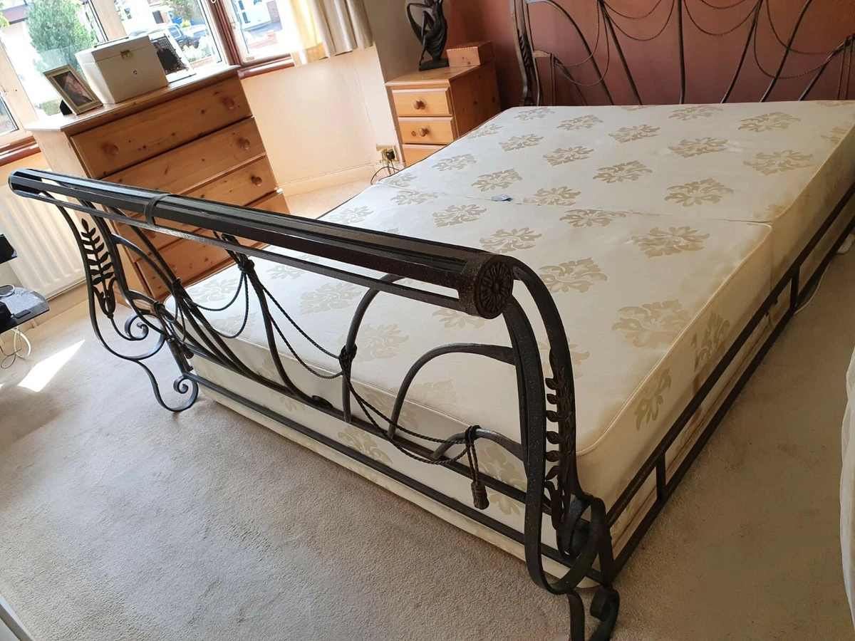 Cost of wrought iron bed deals