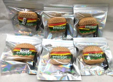 X6 ANKYO  Hamburger Wireless Earbud Storage Case With Hook Silicone