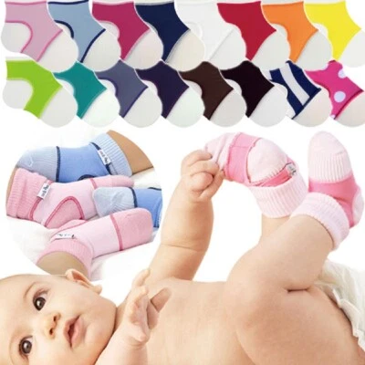 Sock Ons 0-6 Months - 2 Pair Pack - Any Colour Combination - Free P&P
