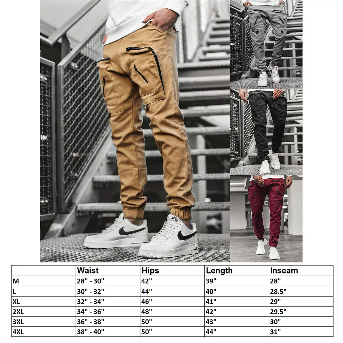 Pantalon Cuisine Homme Jogging Cargo Homme Pantalon De Travail