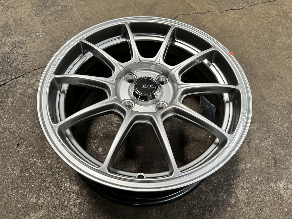 New 15x6.5J Advanti ARIA DST (4 Wheel) SILVER 4x100 Fit HONDA