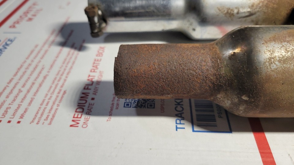 Harley Davidson Chopper Chrome Short Mufflers Glasspack Exhaust Pipe