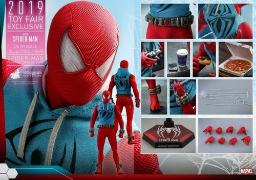 Hot Toys 1/6 VGM34 Marvel's Spider-Man Scarlet Spider Suit Figure Collectibles - Picture 3 of 14