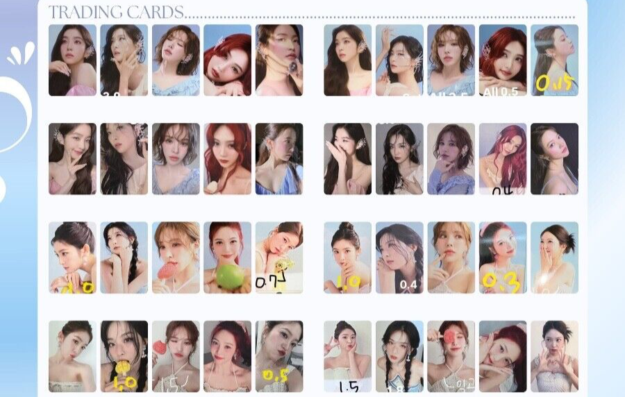 RED VELVET RANDOM TRADING PACK 2025 SEASON'S GREETING OFFICIAL MD