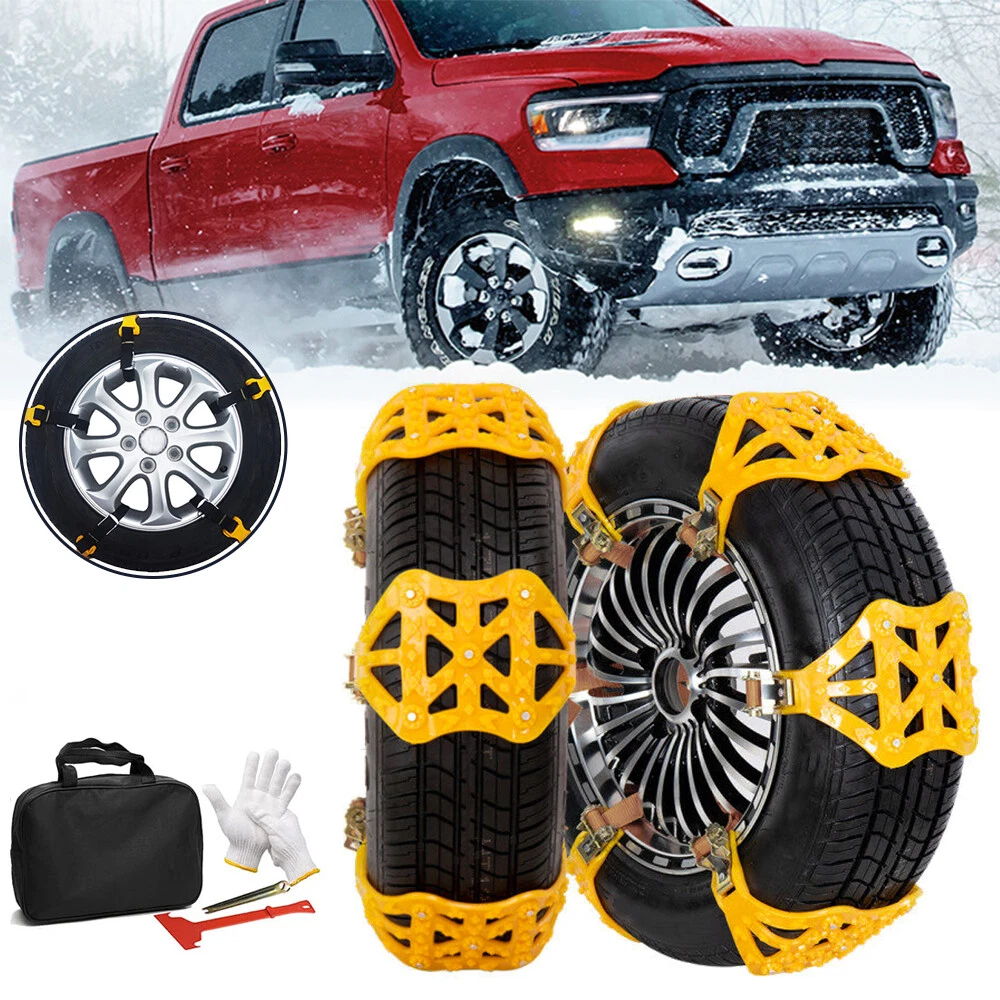 10PCS Wheel Tire Snow Anti-skid Chains Emergency Winter For Dodge Ram 1500 2500