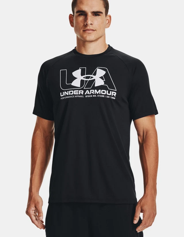 New With Tags UA Under Armour Men's Velocity Tee Top Athletic Muscle Gym  Shirt