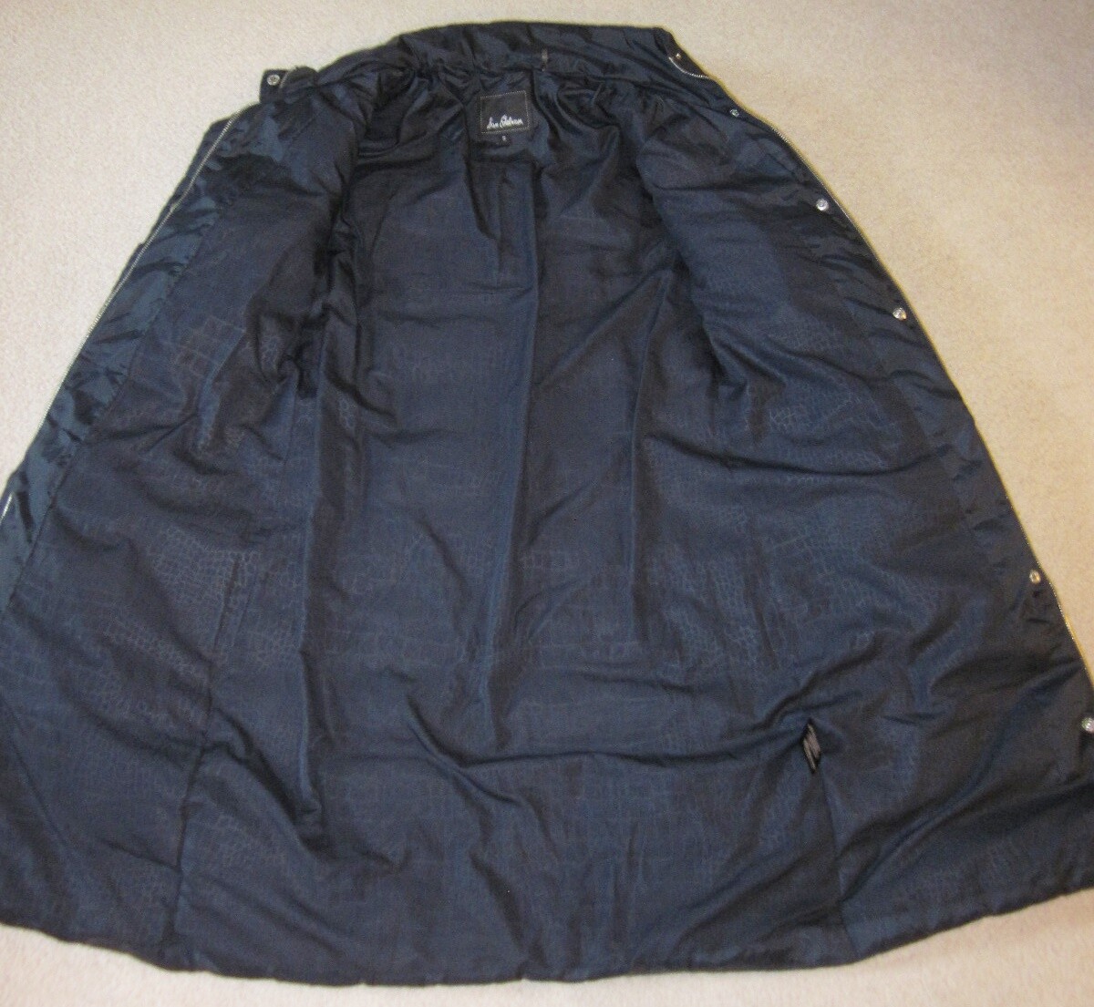 Sam Edelman Wms Navy Blue Quilted Puffer Down Filled Jacket  S image 3