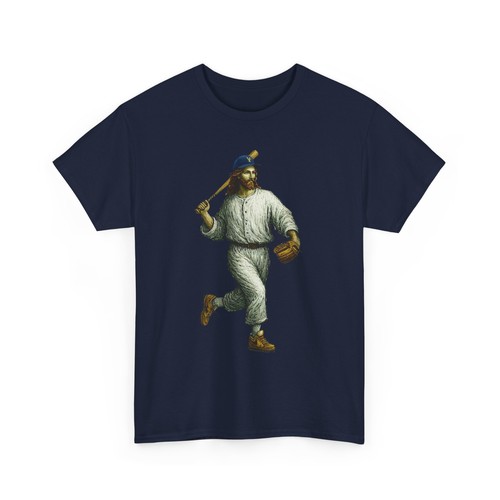 Jesus Christian Faith T-shirt - Artistic Sports Vintage Baseball Graphic Tee - 第 44/53 張圖片
