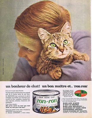 Publicite Advertising 015 1965 Ron Ron Aliment Pour Chat Ebay
