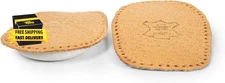 Heel Cushioning Shoe Insoles, Heel Support Cups, Vegetable-Tanned Leather and So