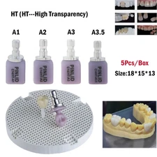 C14 Dental Glass Ceramic Blocks Lithium Disilicate CAD/CAM Cerec Block 5pcs/box