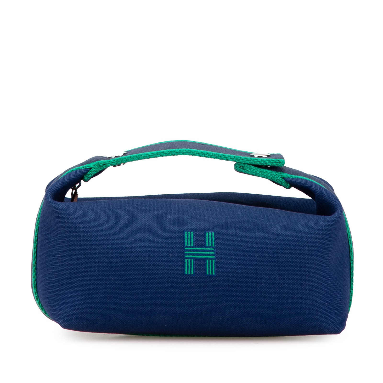 Hermes Small Toile Bride A Brac Cosmetic Pouch in Leather