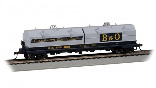 Coche de bobina de acero Bachmann escala HO Baltimore y Ohio 55" con carga de bobina de acero #8300 | Condition: New