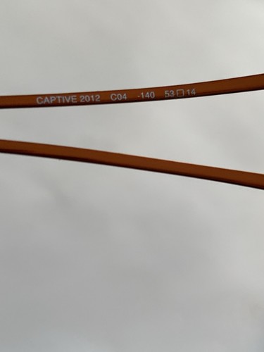 Lamy Captive 2012 Copper Co4 -140 Eckig Brille Brillengestell 53*14 Brille - Bild 3 von 5