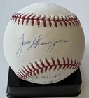 JIM GREENGRASS Cincinnati Reds 1st HR Grand Slam 1952 Autographed Baseball COA