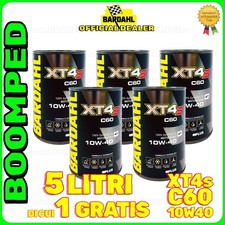 5 LITRI OLIO MOTORE MOTO 4T BARDAHL XT4-S C60 10w40 FULLERENE POLARPLUS 05BD32