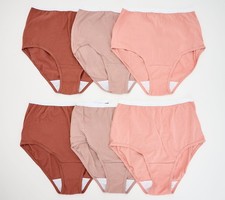 Gloria Vanderbilt Women's Panties Sz 8 Breezies Original Cotton Brown A632206