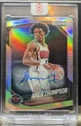 2024-25 Panini Prizm Black - Signatures Amen Thompson #SIG-AMN Silver Prizm (AU)