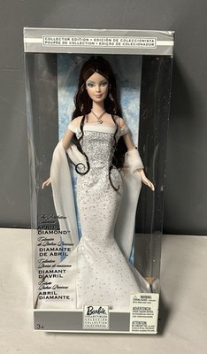 Mattel 2002 Birthstone Collection January Garnet Barbie Doll B3409