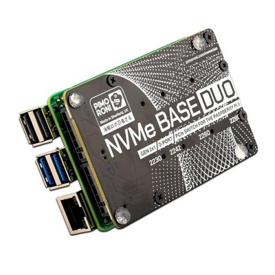 NVMe Base For Raspberry Pi 5 M.2 HAT PCIe Extension Board M.2 22302280