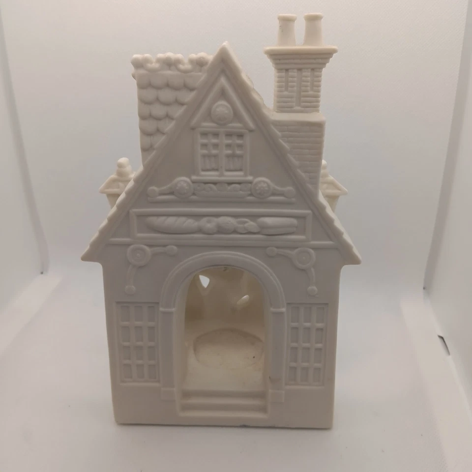 Castiçal Partylite Bakery Carolers porcelana tealight branco sem caixa - Imagem 3 de 4