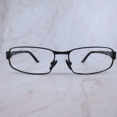 Columbia Hudson 200 C02 Black Rectangular Eyeglass Frames 56-16-140 Mens Glasses