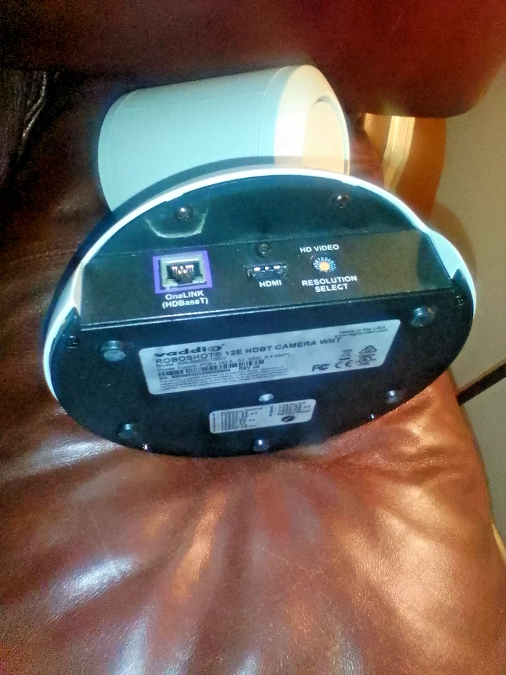 Vaddio RoboSHOT 12E HDBT Professional A/V Presentation and Conferencing Camera - Image 2 of 4