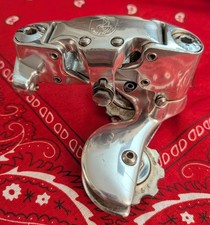 Dérailleur Arrière Vintage Campagnolo C Record - Années 80 - 7 Vitesses - Aluminium Argent - Occasion