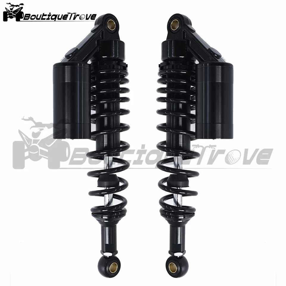 Amortiguador trasero negro 12,5" 320 mm suspensión neumática para Honda Kawasaki nuevo Foto 2 de 4