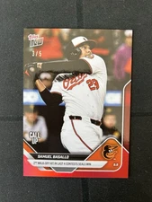 Samuel Basallo Call-Up 2025 Topps Now MLB Card 681 Red Foil Parallel 3/5