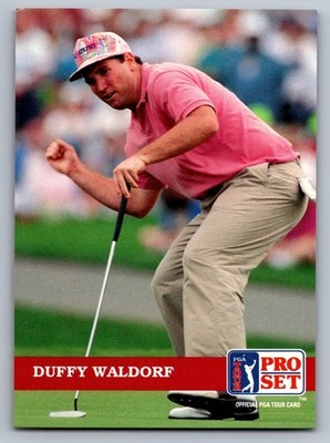 1992 PRO SET GOLF CARD #14 DUFFY WALDORF